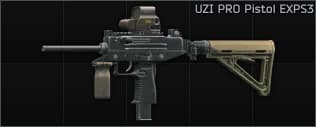 IWI UZI PRO Pistol 9x19 submachine gun EXPS3-0