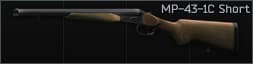 MP-43-1C 12ga double-barrel shotgun Short