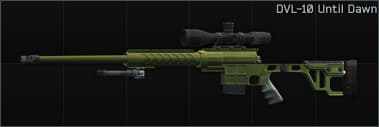 Lobaev Arms DVL-10 7.62x51 bolt-action sniper rifle Until Dawn