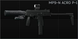 B&T MP9-N 9x19 submachine gun ACRO P-1