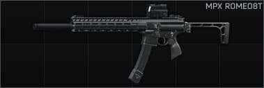 SIG MPX 9x19 submachine gun ROMEO8T