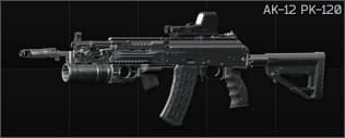 Kalashnikov AK-12 5.45x39 assault rifle PK-120