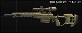 Sako TRG M10 .338 LM bolt-action sniper rifle PM II 1-8x24