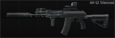 Kalashnikov AK-12 5.45x39 assault rifle Silenced