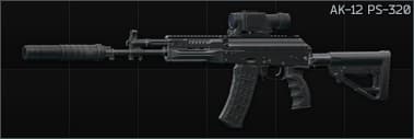 Kalashnikov AK-12 5.45x39 assault rifle PS-320