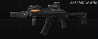 Kalashnikov AKS-74U 5.45x39 assault rifle Waffle