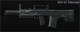 ASh-12 12.7x55 assault rifle Silenced