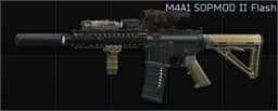 Colt M4A1 5.56x45 assault rifle SOPMOD II Flash