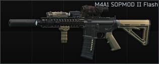Colt M4A1 5.56x45 assault rifle SOPMOD II Flash