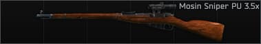 Mosin 7.62x54R bolt-action rifle (Sniper) PU 3.5x