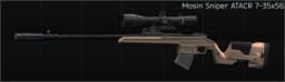 Mosin 7.62x54R bolt-action rifle (Sniper) ATACR 7-35x56