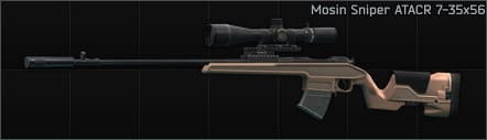 Mosin 7.62x54R bolt-action rifle (Sniper) ATACR 7-35x56