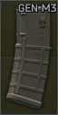 30발, 5.56x45 Magpul PMAG 30 GEN M3 STANAG 탄창 (FDE)