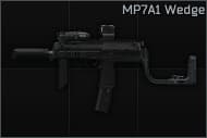 HK MP7A1 4.6x30 submachine gun Wedge