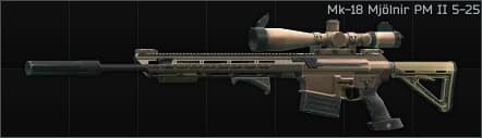 SWORD International Mk-18 .338 LM marksman rifle PM II 5-25