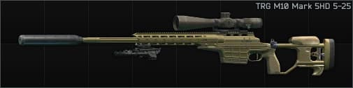 Sako TRG M10 .338 LM bolt-action sniper rifle Mark 5HD 5-25