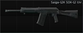 Saiga-12K ver.10 12ga semi-automatic shotgun SOK-12 thr.