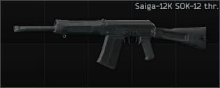 Saiga-12K ver.10 12ga semi-automatic shotgun SOK-12 thr.
