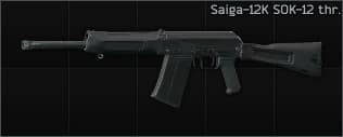 Saiga-12K ver.10 12ga semi-automatic shotgun SOK-12 thr.