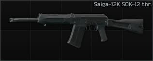 Saiga-12K ver.10 12ga semi-automatic shotgun SOK-12 thr.