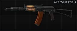 Kalashnikov AKS-74UB 5.45x39 assault rifle PBS-4