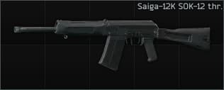 Saiga-12K ver.10 12ga semi-automatic shotgun SOK-12 thr.