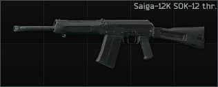 Saiga-12K ver.10 12ga semi-automatic shotgun SOK-12 thr.