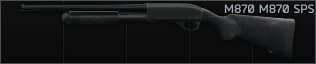 Remington Model 870 12ga pump-action shotgun M870 SPS
