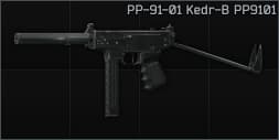 PP-91-01 Kedr-B 9x18PM submachine gun PP9101