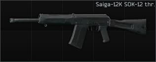 Saiga-12K ver.10 12ga semi-automatic shotgun SOK-12 thr.