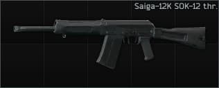 Saiga-12K ver.10 12ga semi-automatic shotgun SOK-12 thr.