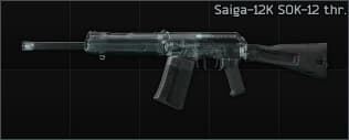 Saiga-12K ver.10 12ga semi-automatic shotgun SOK-12 thr.