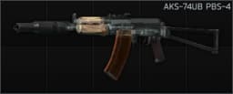 Kalashnikov AKS-74UB 5.45x39 assault rifle PBS-4