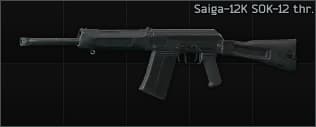 Saiga-12K ver.10 12ga semi-automatic shotgun SOK-12 thr.