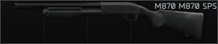 Remington Model 870 12ga pump-action shotgun M870 SPS