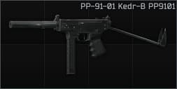 PP-91-01 Kedr-B 9x18PM submachine gun PP9101