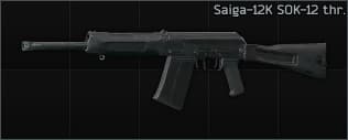 Saiga-12K ver.10 12ga semi-automatic shotgun SOK-12 thr.