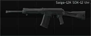 Saiga-12K ver.10 12ga semi-automatic shotgun SOK-12 thr.