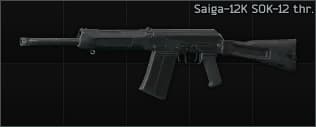 Saiga-12K ver.10 12ga semi-automatic shotgun SOK-12 thr.