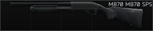 Remington Model 870 12ga pump-action shotgun M870 SPS